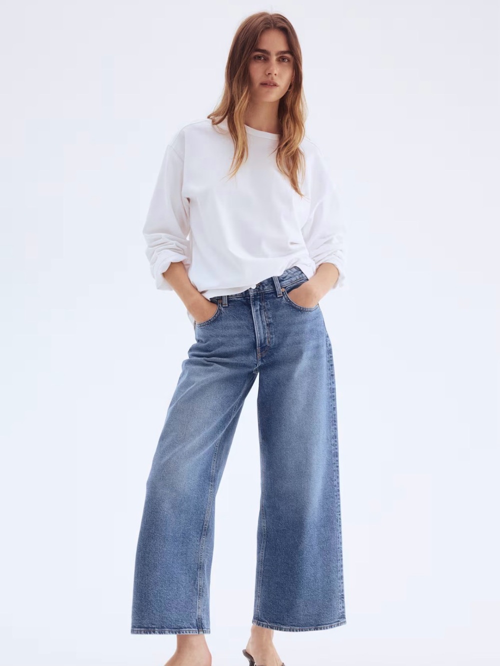 H&M Wide Cut Jeans